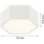 Argon Libero plafon 1x12 W biały 8781 zdj.2
