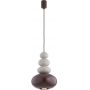Argon Diego lampa wisząca 1x5 W brązowa-beżowa 8820 zdj.1