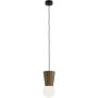 Argon Volante lampa wisząca 1x6 W drewno-opal 8952 zdj.1