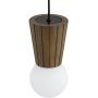 Argon Volante lampa wisząca 1x6 W drewno-opal 8952 zdj.4