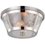 Elstead Lighting Harrow lampa podsufitowa 2x60 W nikiel FE-HARROW-F zdj.1