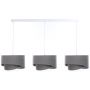 BPS Koncept Galaxy lampa wisząca 3x60 W biała-szary/popielaty-srebrna 060-L3-013 zdj.2