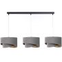 BPS Koncept Galaxy lampa wisząca 3x60 W czarna-złota-szary/popielaty 060-L3-014CZ zdj.2