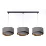 BPS Koncept Galaxy lampa wisząca 3x60 W czarna-złota-szary/popielaty 060-L3-014CZ zdj.3