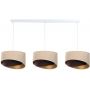BPS Koncept Galaxy lampa wisząca 3x60 W biała-złota-brązowa-beżowa 060-L3-019 zdj.1