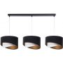BPS Koncept Galaxy lampa wisząca 3x60 W biała-czarna-złota 060-L3-025CZ zdj.1