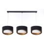 BPS Koncept Galaxy lampa wisząca 3x60 W biała-czarna-złota 060-L3-025CZ zdj.4