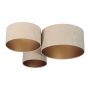 BPS Koncept Plafoniady plafon 3x60 W złoty-beżowy 080-029 zdj.1