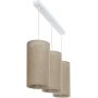 BPS Koncept Boho Ellegant Slim lampa wisząca 3x60W beżowa 0T0-L3-003 zdj.3