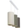 BPS Koncept Boho Ellegant Slim lampa wisząca 3x60W szara/grafitowa 0T0-L3-011 zdj.1