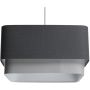 BPS Koncept Kwadro duo lampa wisząca 1x60 W szary/popielaty-grafitowa KWD-007 zdj.1