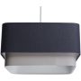 BPS Koncept Kwadro duo lampa wisząca 1x60 W szara/popielata-granatowa KWD-008 zdj.1