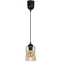 Candellux Felis lampa wisząca 1x60W czarna/bursztynowa 31-00156 zdj.1