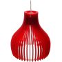 Candellux Buren lampa wisząca 1x60W czerwona 31-50253 zdj.1