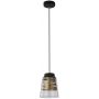 Candellux Fresno lampa wisząca 1x60W czarna/złota/przezroczysta 31-78384 zdj.5