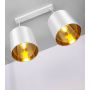 Candellux Atlanta lampa wisząca 2x40W biała/złota 32-00644 zdj.3