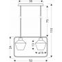 Candellux Niko lampa wisząca 2x40 W czarna 32-26859 zdj.2