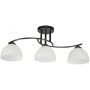 Candellux Gracja lampa podsufitowa 3x40W czarny/biały 33-22462 zdj.1