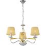 Candellux Diva lampa wisząca 3x40W chrom/złoty 33-55057 zdj.1
