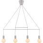 Candellux Alto lampa wisząca 4x40W biały mat 34-70906 zdj.1