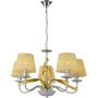 Candellux Diva lampa wisząca 5x40W chrom/złoty 35-55064 zdj.1