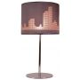 Candellux Manhattan lampa stołowa 1x60W chrom 41-55029 zdj.1