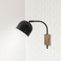 Candellux Rupi kinkiet 1x40W czarny 21-76687 zdj.4