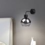 Candellux Lady kinkiet 1x40W czarny/szkło dymione 21-76700 zdj.4