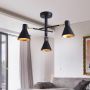 Candellux Less lampa podsufitowa 3x40W czarny/złoty 33-70975 zdj.4
