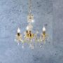 Candellux Maria Teresa lampa wisząca 3x40W złoty 33-94639 zdj.4