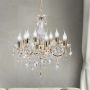 Candellux Maria Teresa lampa wisząca 8x40W złoty 38-94653 zdj.4