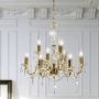Candellux Maria Teresa lampa wisząca 9x40W złoty 39-95841 zdj.4