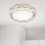 Candellux Sven plafon 1x24W biały/złoty 98-73174 zdj.4