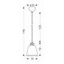 Ledea Sewilla lampa wisząca 1x40W niebieska 50101144 zdj.2