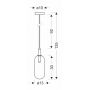 Ledea Fiuggi lampa wisząca 1x6W LED różowa 50133212 zdj.2