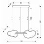 Candellux Anneli lampa wisząca 30 W złota 33-35639 zdj.2