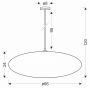 Candellux Cafee lampa wisząca 1x40 W kremowa 31-39224 zdj.2