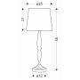 Candellux Cardinale lampa stołowa 1x40 W beżowa 41-40091 zdj.2