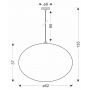 Candellux Mellow lampa wisząca 1x40 W biała 31-41951 zdj.2