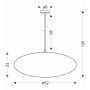 Candellux Cafee lampa wisząca 1x40 W beżowa 31-42019 zdj.2