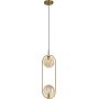 Candellux Cordel lampa wisząca 2x28 W mosiądz 32-44105 zdj.1