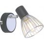 Candellux Modo kinkiet 1x40W czarny/chrom 91-61515 zdj.1
