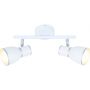 Candellux Fido lampa podsufitowa 2x40W biały/chrom 92-63373 zdj.1