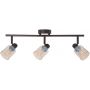 Candellux Agra lampa podsufitowa 3x40 W czarna-bursztynowa 93-25050 zdj.1