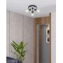 Candellux Modo lampa podsufitowa 3x40W czarny/chrom 98-61546 zdj.3