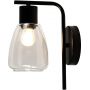 Candellux Moldo kinkiet 1x40 W czarny-przezroczysty 21-35110 zdj.1