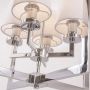 CosmoLight London lampa podsufitowa 4x40W chrom/biały P04021WH zdj.4