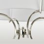 CosmoLight Faro lampa podsufitowa 4x40W nikiel/biały P04046NI-WH zdj.3