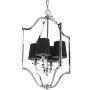 CosmoLight New York lampa wisząca 4x40W czarny/chrom P04380BK zdj.1