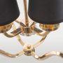 CosmoLight New York lampa wisząca 4x40W czarny/złoty P04667AU zdj.3